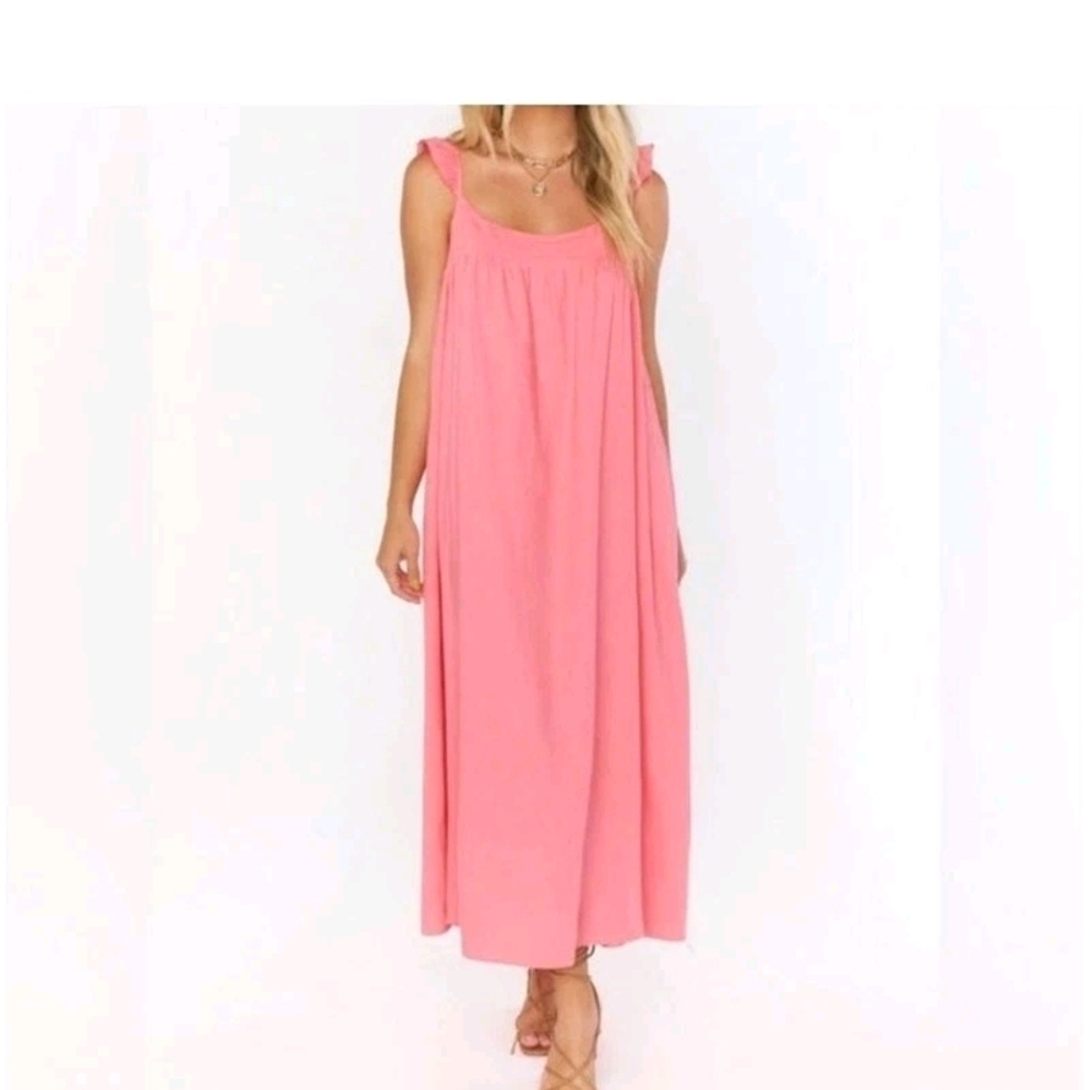 Show Me Your MuMu Pink Maxi Dress Size XS‎